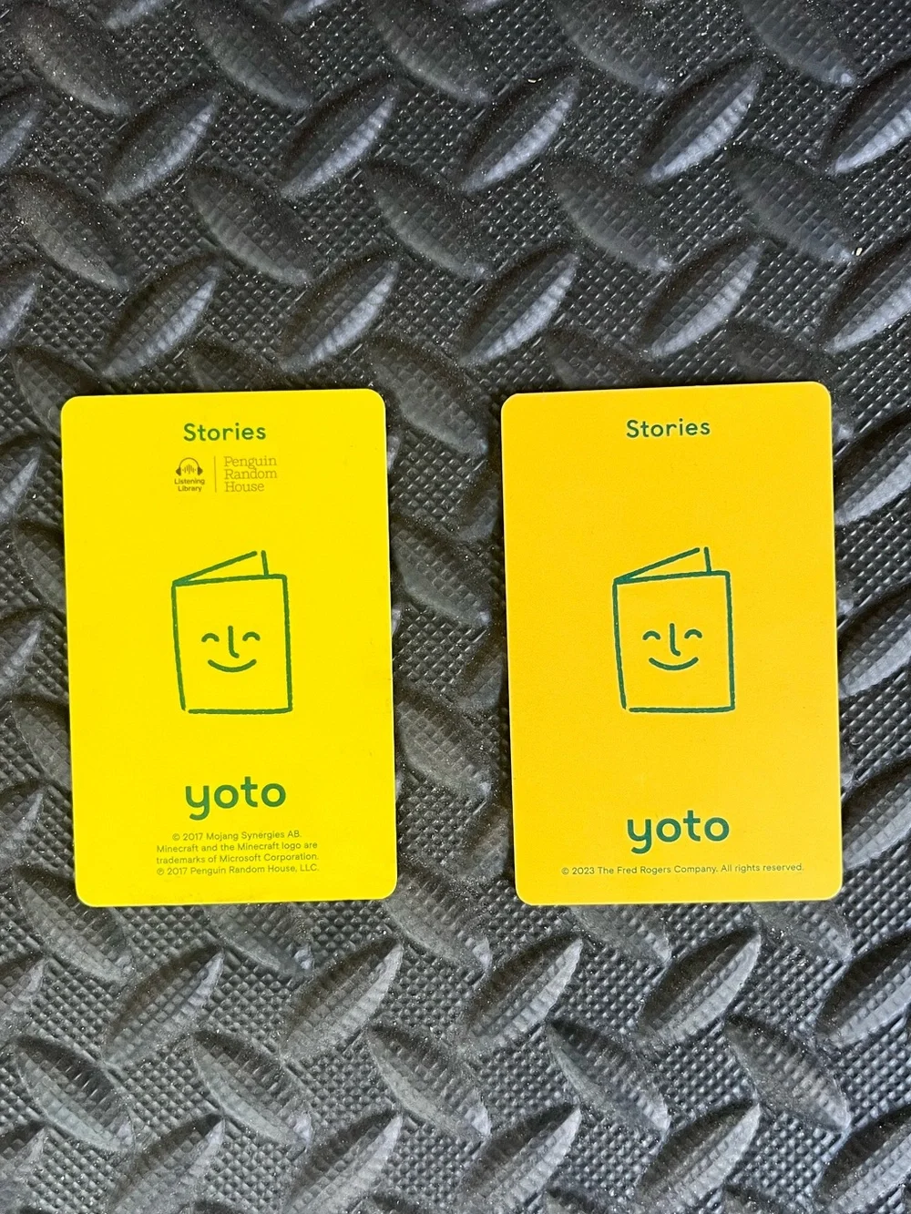 Yoto Cards- Minecraft The Island & Daniel Tiger’s Sleepy Stories Screen Free Fun